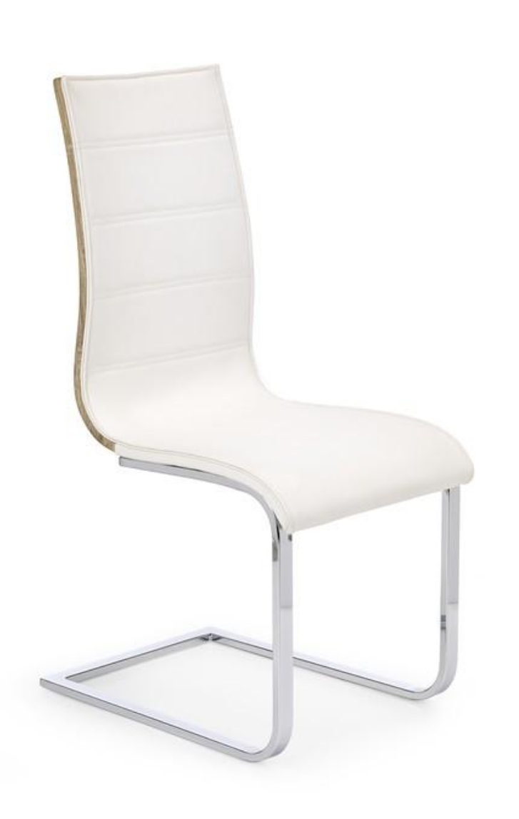 krzesło-krzesła-ekoskóra-białe krzesło-krzesło do jadalni, krzesło do salonu,